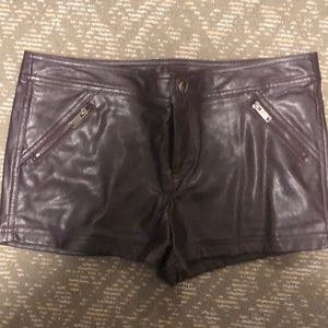 Forever 21 leather shorts
